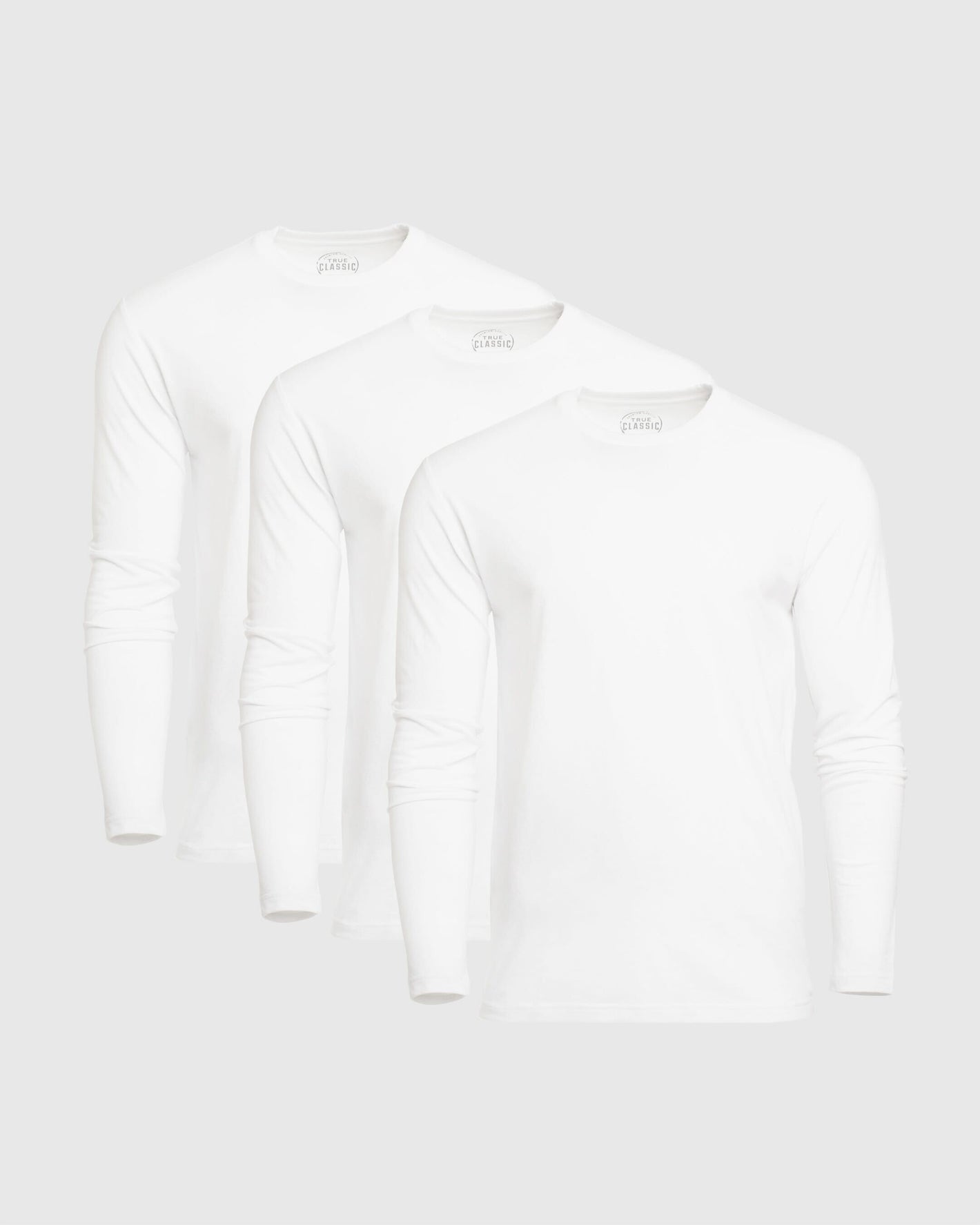 Classic Long Sleeve Crew Neck (3‑Pack)