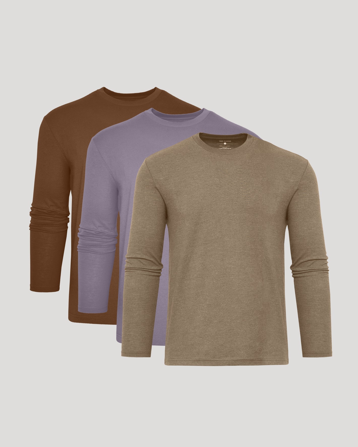 Classic Long Sleeve Crew Neck (3‑Pack)