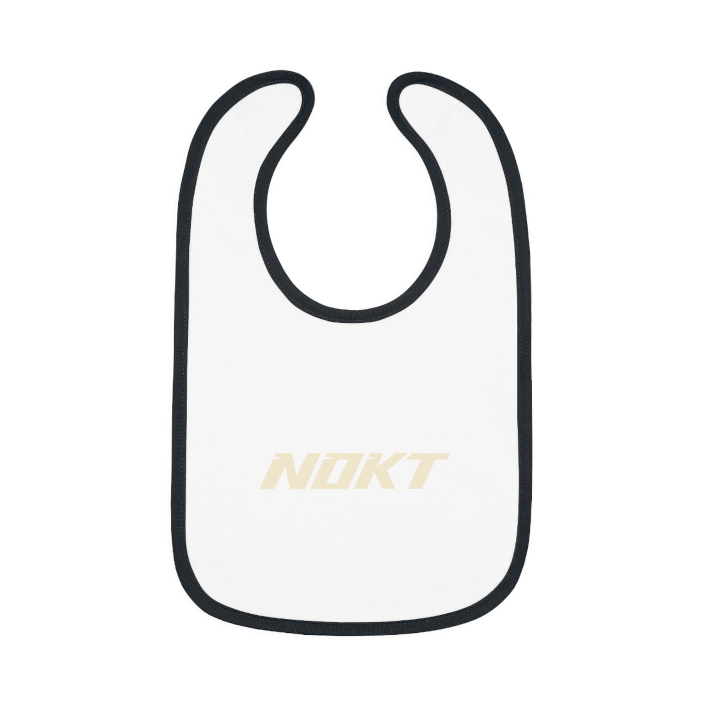 Baby Contrast Trim Jersey Bib