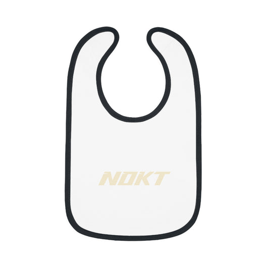 Baby Contrast Trim Jersey Bib