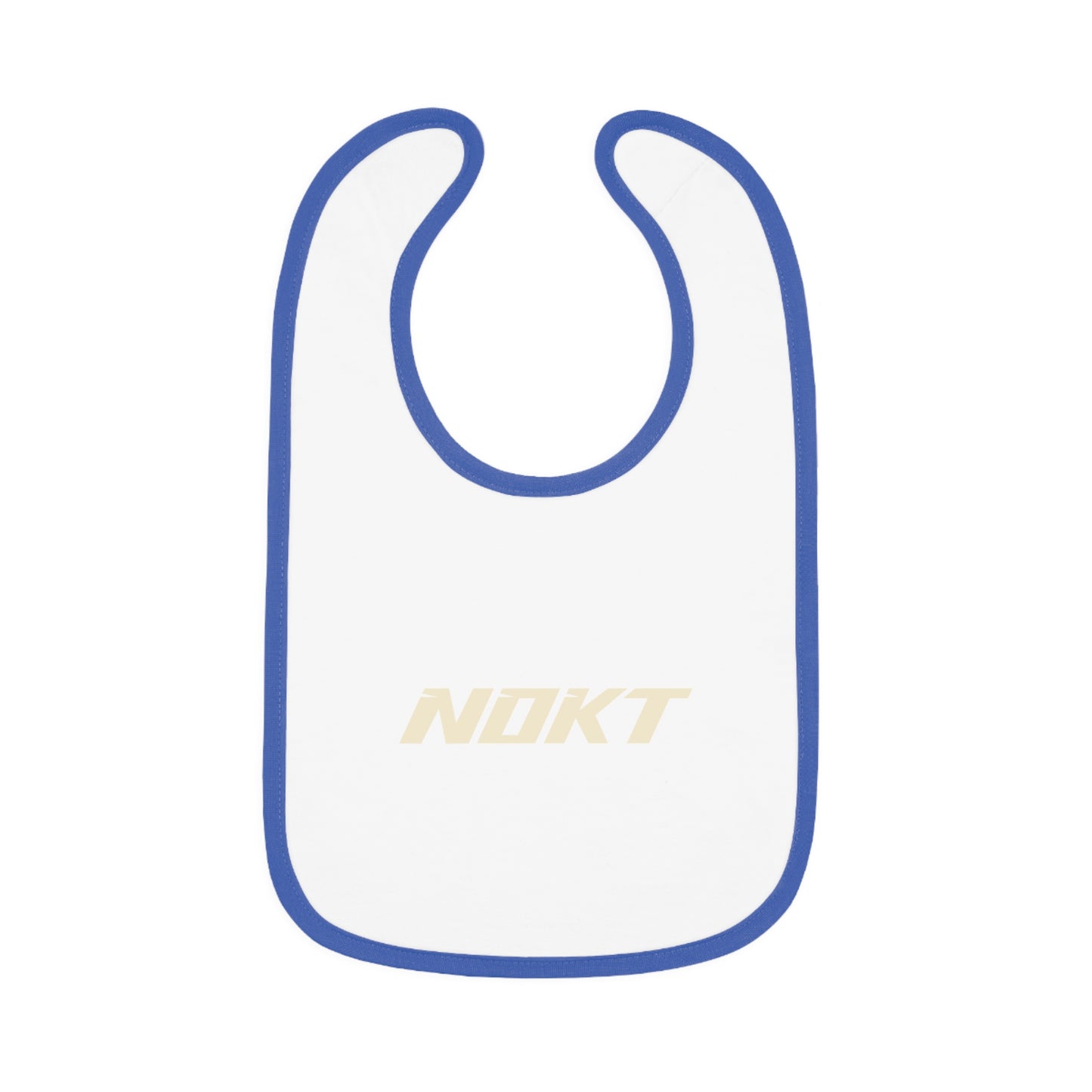 Baby Contrast Trim Jersey Bib